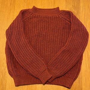 Nui Merino Wool Fishline Sweater Paprika